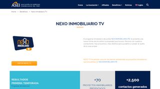 
                            4. Nexo Inmobiliario TV - ASEI