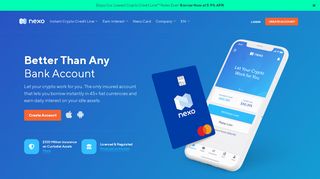 
                            10. Nexo - The World's First Instant Crypto-backed Loans