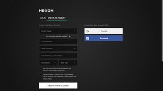 
                            6. Nexon Account | Create Your Nexon Account