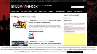 
                            7. nexon europe | snoop-in-a-box® online games magazine