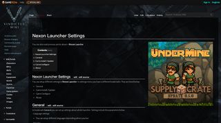 
                            10. Nexon Launcher Settings - Official Vindictus Wiki