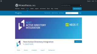 
                            9. Next Active Directory Integration | WordPress.org