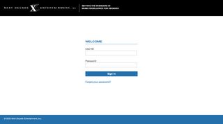
                            11. Next Decade Entertainment - Login