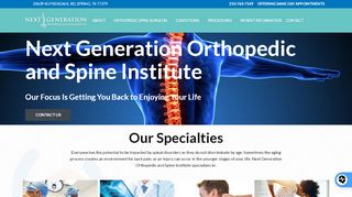 
                            13. Next Generation Orthopedic and Spine Institute: Spine and Joint ...