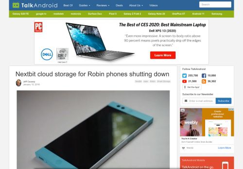 
                            13. Nextbit cloud storage for Robin phones shutting down | TalkAndroid.com