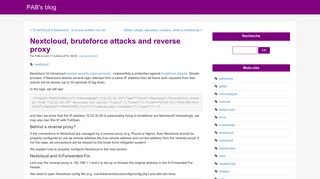 
                            9. Nextcloud, bruteforce attacks and reverse proxy - PAB's blog