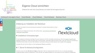 
                            10. Nextcloud installieren und einrichten - So geht's | Eigene Cloud ...