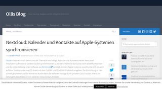 
                            12. Nextcloud: Kalender und Kontakte auf Apple-Systemen ... - Ollis Blog