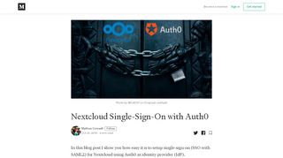 
                            8. Nextcloud Single-Sign-On with Auth0 – Mathias Conradt – Medium