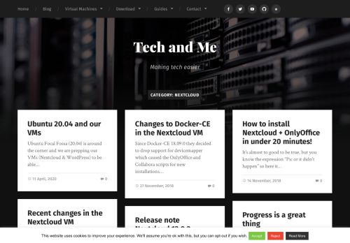 
                            6. Nextcloud VM (category) - Tech and Me