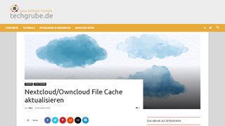 
                            6. Nextcloud/Owncloud File Cache aktualisieren - techgrube.de