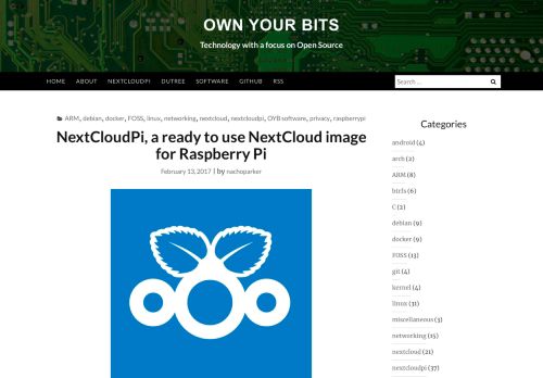 
                            7. NextCloudPi, a ready to use NextCloud image for Raspberry Pi ...