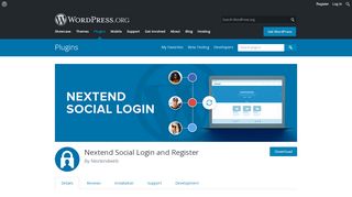 
                            3. Nextend Social Login and Register (Facebook ... - WordPress.org