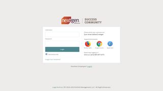 
                            3. NextGen Healthcare Success Community Login