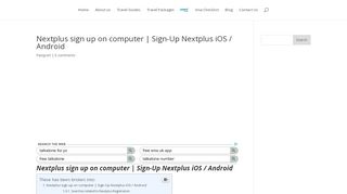 
                            9. Nextplus sign up on computer | Sign-Up Nextplus iOS / Android ...