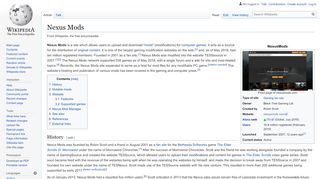 
                            10. Nexus Mods - Wikipedia