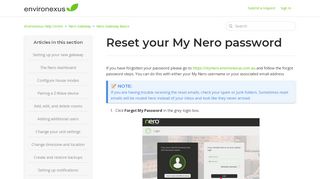 
                            5. NEXUS-NERO - Forgot Password & Username – Environexus Help ...