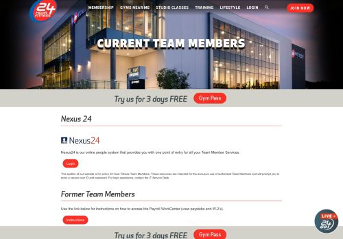 
                            7. Nexux24 - 24 Hour Fitness Resources