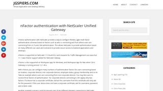 
                            11. nFactor authentication with NetScaler Unified Gateway – JGSpiers.com