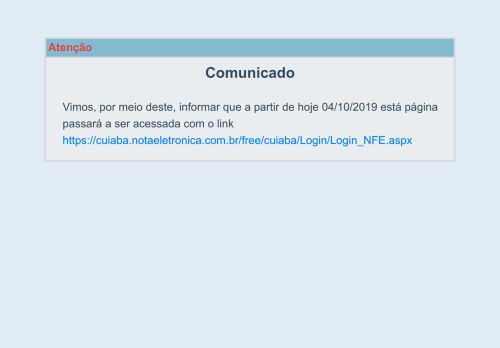 
                            11. NFE Cuiabá - Portal Nota Control