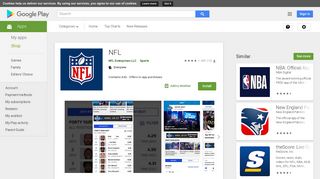 
                            4. NFL – Apps bei Google Play