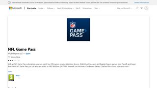 
                            12. NFL Game Pass beziehen – Microsoft Store de-AT