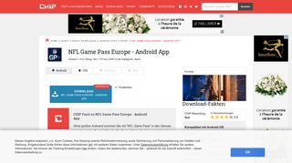 
                            7. NFL Game Pass Europe - Android App - Download - CHIP