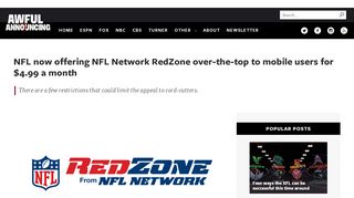 
                            7. NFL now offering NFL Network RedZone over-the-top to mobile ...