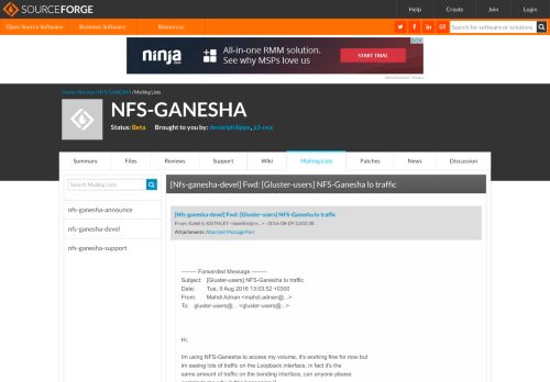 
                            9. NFS-GANESHA - SourceForge