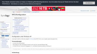 
                            5. NFS-Konfiguration – Synology Wiki