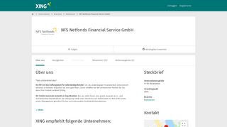 
                            8. NFS Netfonds Financial Service GmbH als Arbeitgeber | XING ...