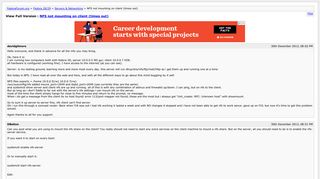 
                            8. NFS not mounting on client (times out) [Archive] - FedoraForum.org