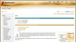 
                            7. NFS › Wiki › ubuntuusers.de
