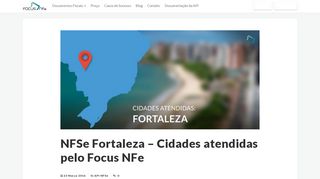 
                            11. NFSe Fortaleza – Cidades atendidas pelo Focus NFe