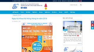 
                            13. Ngày hội Khoa Hệ thống thông tin năm 2014 - UIT