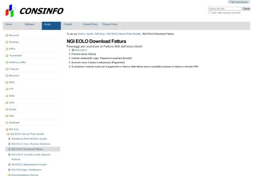 
                            8. NGI EOLO Download Fattura — CONSINFO - Documentazione