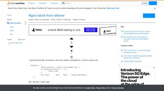 
                            8. Nginx block from referrer - Stack Overflow