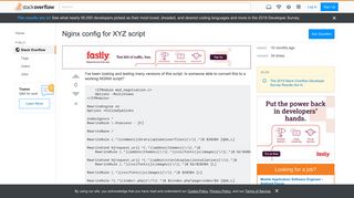 
                            7. Nginx config for XYZ script - Stack Overflow