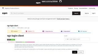 
                            3. ngx-login-client - npm
