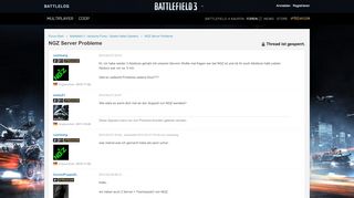 
                            11. NGZ Server Probleme - Foren - Battlelog / Battlefield 3