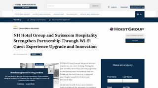 
                            12. NH Hotel Group and Swisscom Hospitality Strengthen Partnership ...