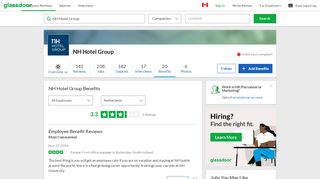 
                            13. NH Hotel Group Employee Benefits and Perks | Glassdoor.ca