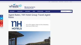 
                            6. NH Hotel Group Travel Agent Rates - Wheels UpWheels Up