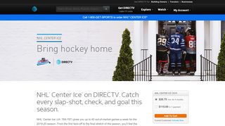 
                            10. NHL CENTER ICE | Watch NHL Games | DIRECTV Official Site