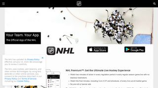 
                            12. NHL iPhone and Android App | NHL.com