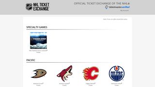 
                            2. NHL Tickets | NHL Ticket Exchange by Ticketmaster - TicketsNow