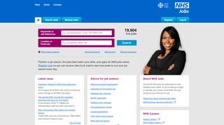 
                            4. NHS Jobs - Candidate Homepage
