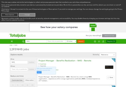 
                            7. NHS Jobs, Careers & Recruitment - totaljobs