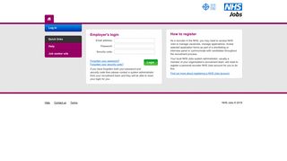 
                            8. NHS Jobs - Employer's login