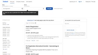 
                            6. Nhs Registration Jobs - February 2019 | Indeed.co.uk